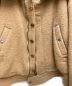 中古・古着 AURALEE (オーラリー) BRUSHED BABY CAMEL MELTON BLOUSON(ブラッシュドベイビーキャメルメルトンブルゾン) キャメル サイズ:3：79800円