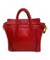CELINE (セリーヌ) ラゲージナノ/2WAYショルダーバッグ レッド：118000円
