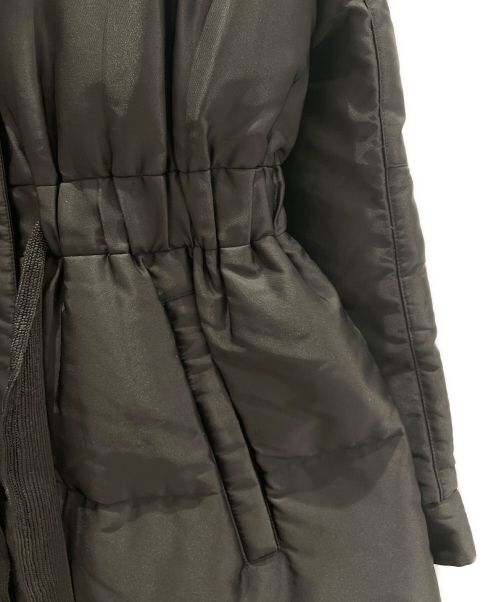 PRADA（プラダ）PRADA (プラダ) ミンクカラーロングダウンコート ブラック サイズ:36の古着・服飾アイテム