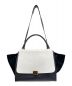CELINE (セリーヌ) トラペーズミディアム ブラック×ホワイト サイズ:ミディアム：59800円