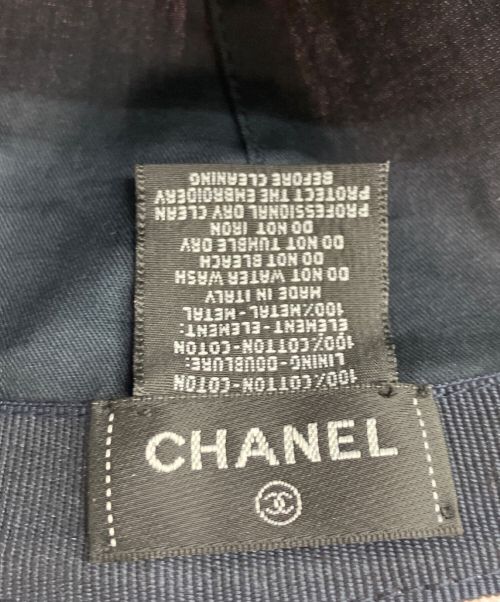 CHANEL（シャネル）CHANEL (シャネル) スパンコールロゴキャップ ピンクの古着・服飾アイテム