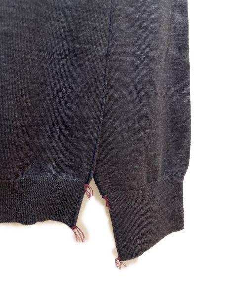 Maison Margiela（メゾンマルジェラ）Maison Margiela  (メゾンマルジェラ) クルーネックニット グレー サイズ:Sの古着・服飾アイテム