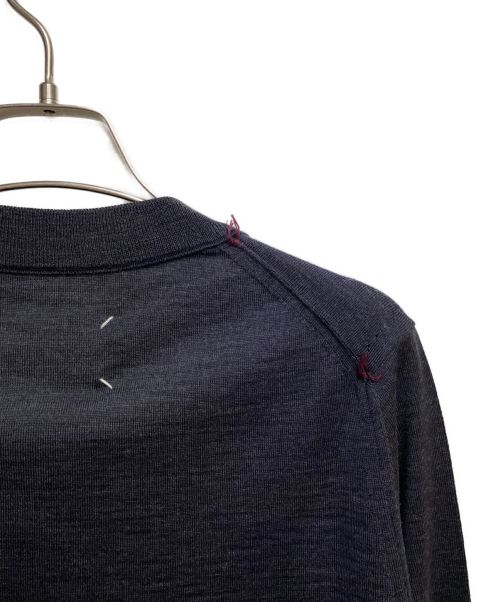 Maison Margiela（メゾンマルジェラ）Maison Margiela  (メゾンマルジェラ) クルーネックニット グレー サイズ:Sの古着・服飾アイテム