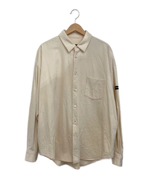 SYU.HOMME/FEMM（シュウオムフェム）SYU.HOMME/FEMM (シュウオムフェム) バックギャザーシャツ アイボリー サイズ:1の古着・服飾アイテム