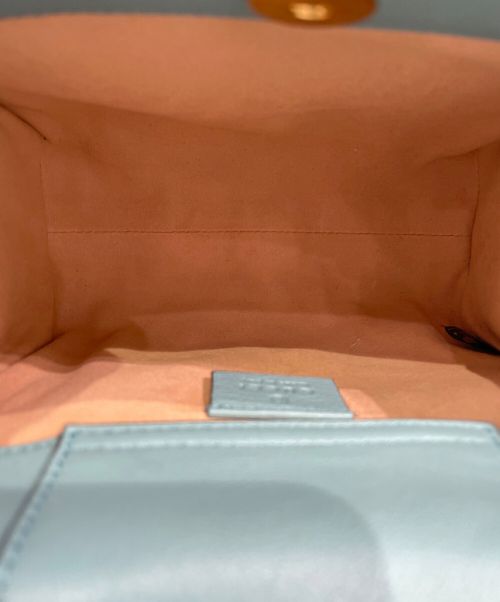 GUCCI（グッチ）GUCCI (グッチ) ダイアナミニトートバッグ スカイブルー サイズ:ミニの古着・服飾アイテム