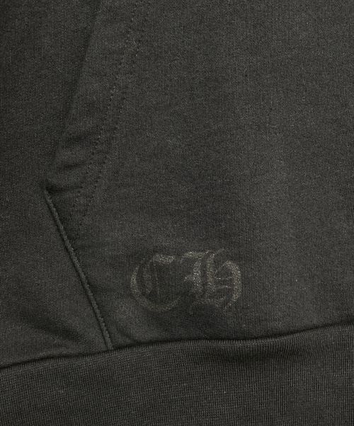 CHROME HEARTS（クロムハーツ）CHROME HEARTS (クロムハーツ) HOODIE HORSESHOE CH PLUS ブラック サイズ:Mの古着・服飾アイテム