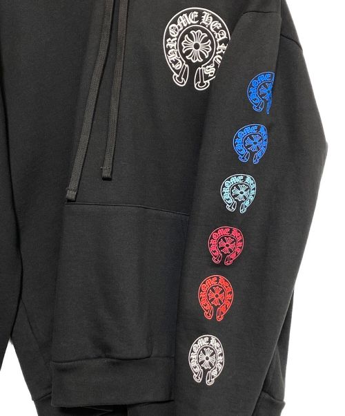 CHROME HEARTS（クロムハーツ）CHROME HEARTS (クロムハーツ) HOODIE HORSESHOE CH PLUS ブラック サイズ:Mの古着・服飾アイテム