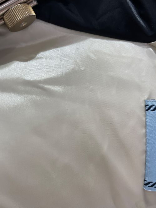 PRADA（プラダ）PRADA (プラダ) ベルト付きダウンコート ブラック サイズ:42の古着・服飾アイテム