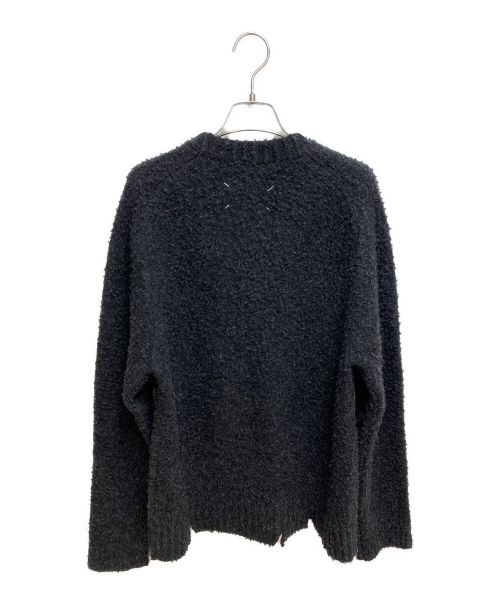 Maison Margiela 10（メゾンマルジェラ 10）Maison Margiela 10 (メゾンマルジェラ 10) ピリング加工ニット ブラック サイズ:Mの古着・服飾アイテム
