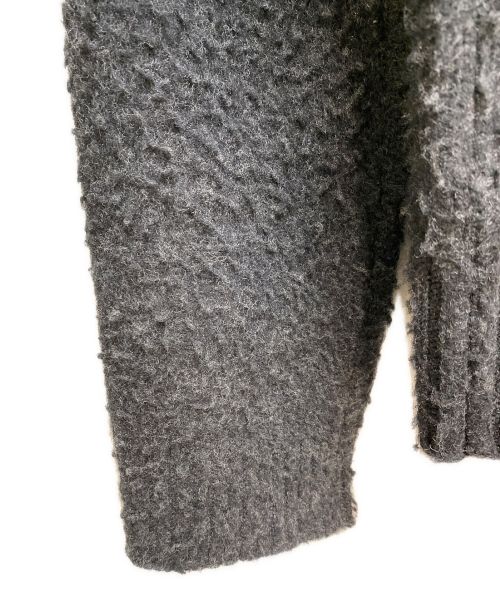 Maison Margiela 10（メゾンマルジェラ 10）Maison Margiela 10 (メゾンマルジェラ 10) ピリング加工ニット ブラック サイズ:Mの古着・服飾アイテム