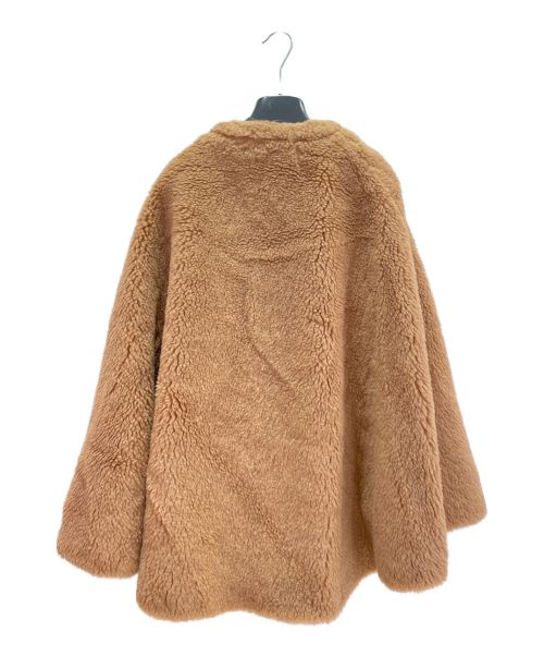 MaxMara（マックスマーラ）MaxMara (マックスマーラ) テディベアケープ キャメル サイズ:Freeの古着・服飾アイテム