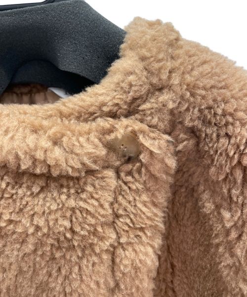 MaxMara（マックスマーラ）MaxMara (マックスマーラ) テディベアケープ キャメル サイズ:Freeの古着・服飾アイテム