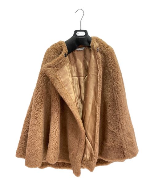MaxMara（マックスマーラ）MaxMara (マックスマーラ) テディベアケープ キャメル サイズ:Freeの古着・服飾アイテム