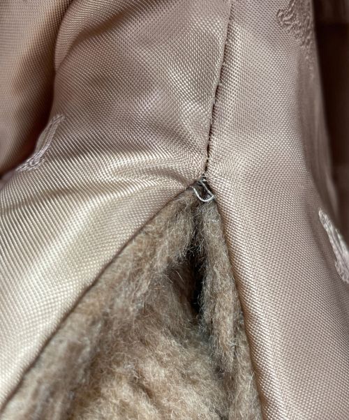 MaxMara（マックスマーラ）MaxMara (マックスマーラ) テディベアケープ キャメル サイズ:Freeの古着・服飾アイテム