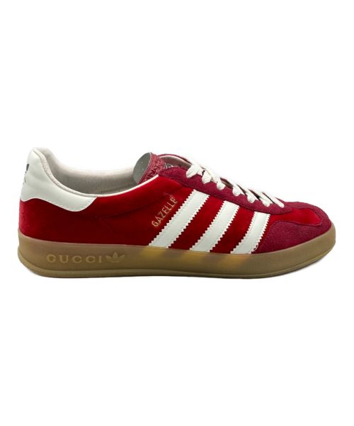 GUCCI（グッチ）GUCCI (グッチ) GAZELLE  レッド サイズ:27.5cm(US 9.5)の古着・服飾アイテム