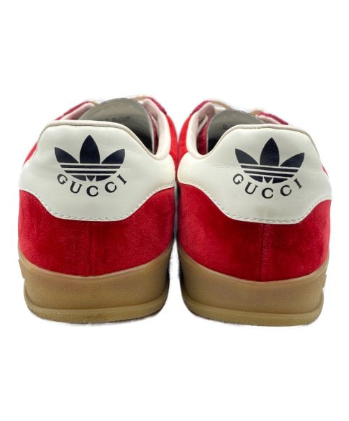 GUCCI（グッチ）GUCCI (グッチ) GAZELLE  レッド サイズ:27.5cm(US 9.5)の古着・服飾アイテム