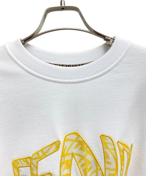 FENDI（フェンディ）FENDI (フェンディ) スウェット ホワイト サイズ:XSの古着・服飾アイテム