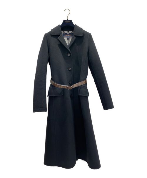 LOUIS VUITTON（ルイ ヴィトン）LOUIS VUITTON (ルイ ヴィトン) ベルテッドチェスターコート ブラック サイズ:36の古着・服飾アイテム