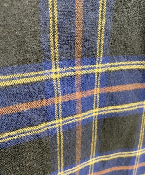 LOEWE（ロエベ）LOEWE (ロエベ) Eln Patchwork Check Overshirt ブルー サイズ:Sの古着・服飾アイテム