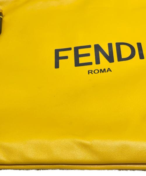 FENDI（フェンディ）FENDI (フェンディ) スリムクラッチ スモールショルダーバッグ イエローの古着・服飾アイテム