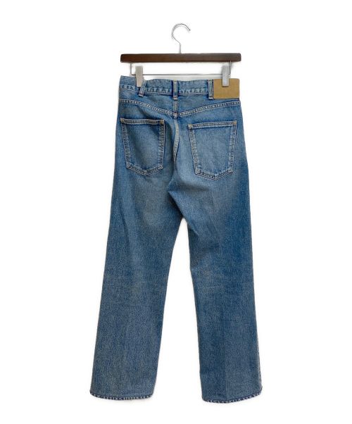 CELINE（セリーヌ）CELINE (セリーヌ) ブロークンツイルコットンフレアデニムパンツ インディゴ サイズ:28の古着・服飾アイテム