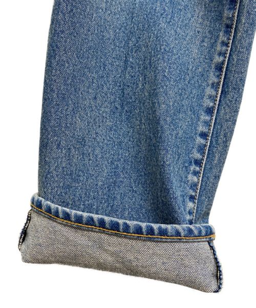 CELINE（セリーヌ）CELINE (セリーヌ) ブロークンツイルコットンフレアデニムパンツ インディゴ サイズ:28の古着・服飾アイテム