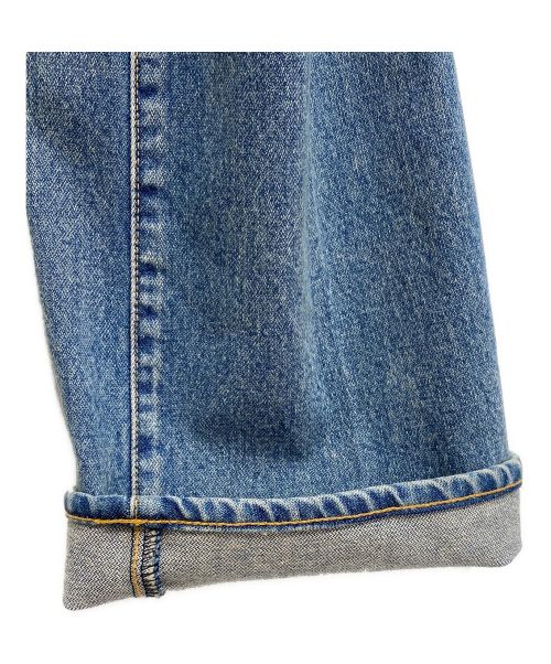 CELINE（セリーヌ）CELINE (セリーヌ) ブロークンツイルコットンフレアデニムパンツ インディゴ サイズ:28の古着・服飾アイテム