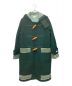 BURBERRY LONDON ENGLAND（バーバリー ロンドン イングランド）の古着「Double-faced Wool Stripe Detail Duffle Coat」｜グリーン