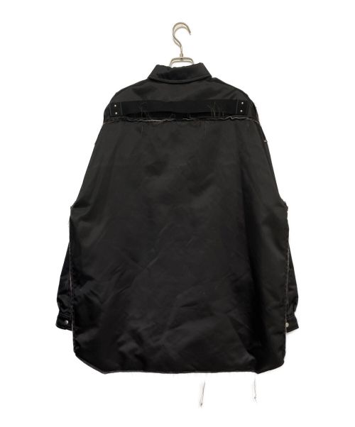 RICK OWENS（リックオウエンス）RICK OWENS (リック オウエンス) NB TOMMY OUTERSHIRT ブラック サイズ:38の古着・服飾アイテム