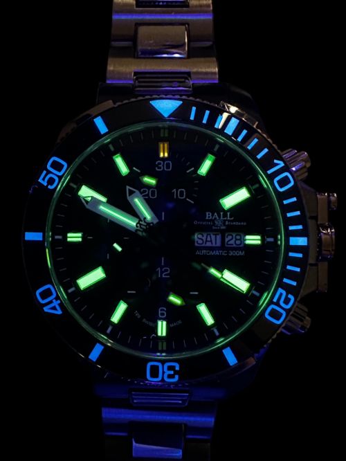 BALL Watch（ボールウォッチ）BALL Watch (ボールウォッチ) エンジニア ハイドロカーボン サブマリン ウォーフェア セラミック クロノグラフ ブラック サイズ:42mmの古着・服飾アイテム