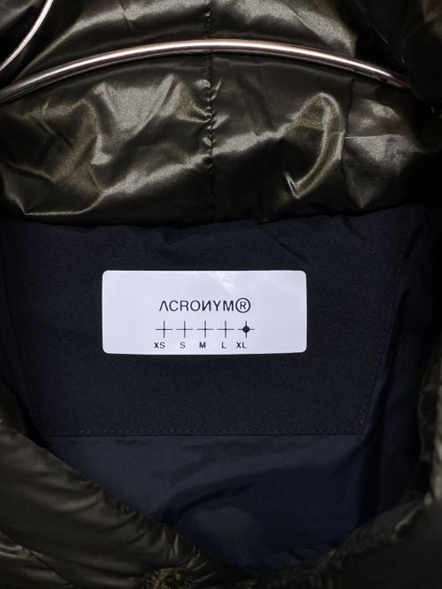 ACRONYM（アクロニウム）ACRONYM (アクロニウム) HD Nylon Primaloft Insulated Hooded Jacket オリーブ サイズ:XLの古着・服飾アイテム