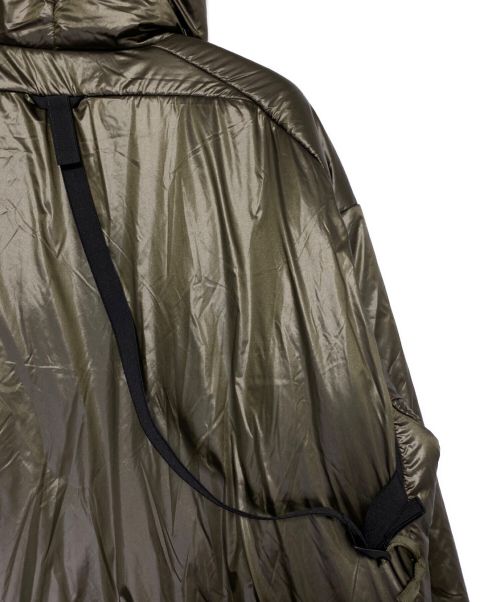 ACRONYM（アクロニウム）ACRONYM (アクロニウム) HD Nylon Primaloft Insulated Hooded Jacket オリーブ サイズ:XLの古着・服飾アイテム