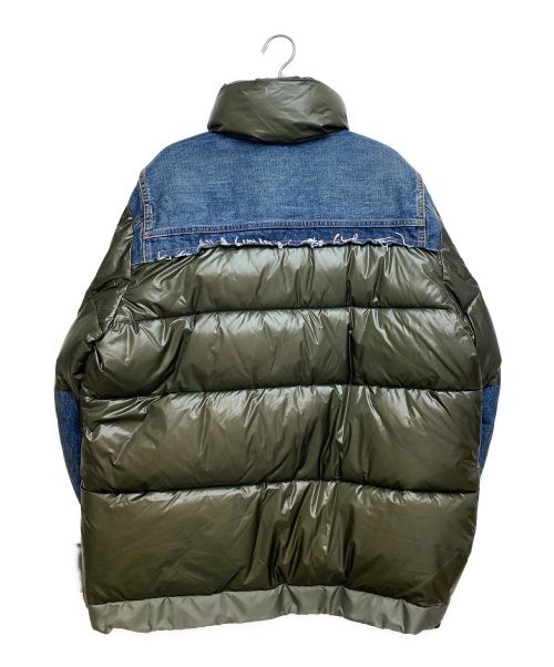 sacai（サカイ）sacai (サカイ) デニムディテールパデッドジャケット インディゴ サイズ:1の古着・服飾アイテム