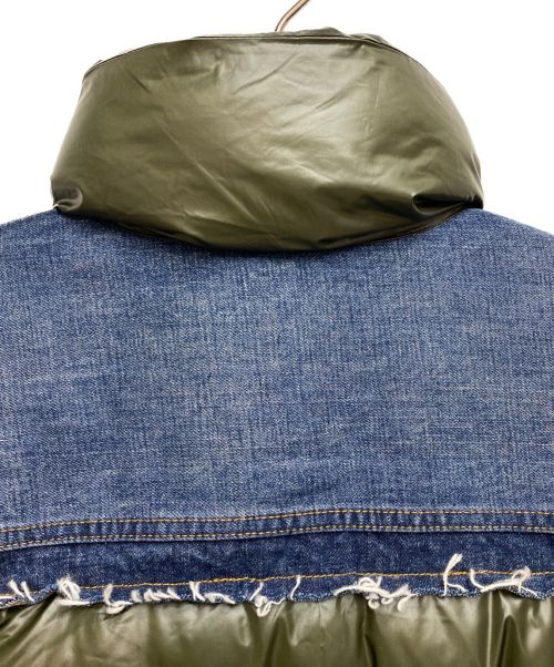 sacai（サカイ）sacai (サカイ) デニムディテールパデッドジャケット インディゴ サイズ:1の古着・服飾アイテム