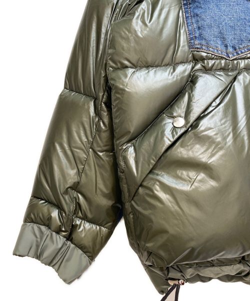 sacai（サカイ）sacai (サカイ) デニムディテールパデッドジャケット インディゴ サイズ:1の古着・服飾アイテム