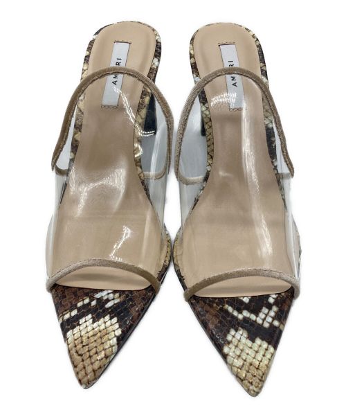 Ameri（アメリ）Ameri (アメリ) MEDI CLEAR WINDOW MULE ベージュ サイズ:Mの古着・服飾アイテム