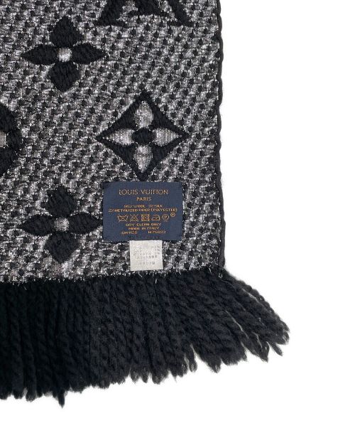 LOUIS VUITTON（ルイ ヴィトン）LOUIS VUITTON (ルイ ヴィトン) エシャルプ・ ロゴマニアシャイン ブラックの古着・服飾アイテム