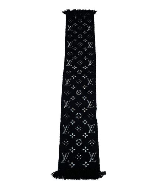 LOUIS VUITTON（ルイ ヴィトン）LOUIS VUITTON (ルイ ヴィトン) エシャルプ・ ロゴマニアシャイン ブラックの古着・服飾アイテム