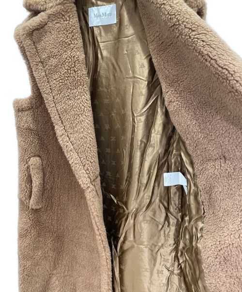 MaxMara（マックスマーラ）MaxMara (マックスマーラ) テディベアロングジレ キャメル サイズ:Ｓの古着・服飾アイテム
