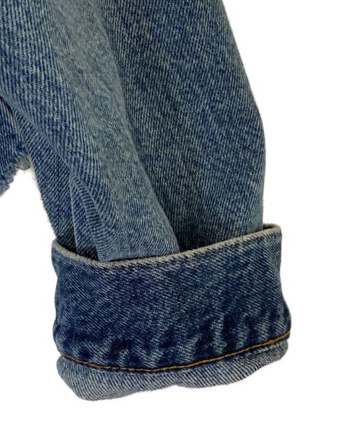 BALENCIAGA（バレンシアガ）BALENCIAGA (バレンシアガ) BLUE DENIM JACKET WITH LOGO サイズ:36の古着・服飾アイテム