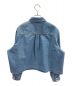 CELINE (セリーヌ) 22AW ユニオンオーシャンウォッシュ デニムクロップドシャツ インディゴ サイズ:L：79800円