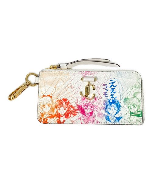 JIMMY CHOO（ジミーチュウ）JIMMY CHOO (ジミーチュウ) Rainbow 原画プリントPUレザー カードケース サイズ:-の古着・服飾アイテム
