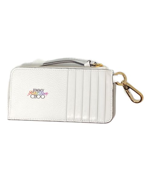 JIMMY CHOO（ジミーチュウ）JIMMY CHOO (ジミーチュウ) Rainbow 原画プリントPUレザー カードケース サイズ:-の古着・服飾アイテム
