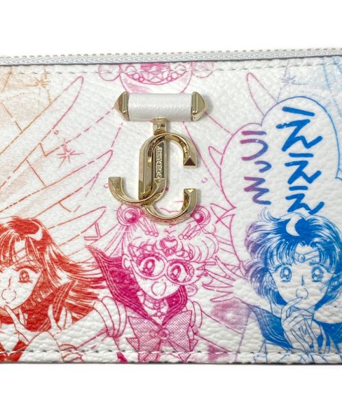 JIMMY CHOO（ジミーチュウ）JIMMY CHOO (ジミーチュウ) Rainbow 原画プリントPUレザー カードケース サイズ:-の古着・服飾アイテム