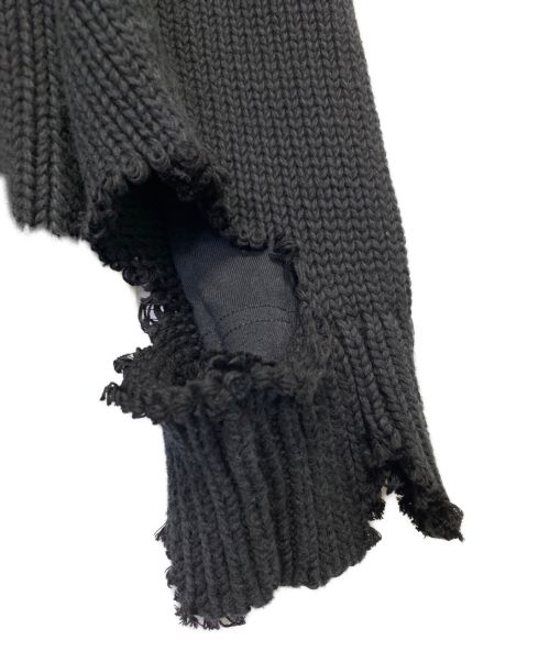 BALENCIAGA（バレンシアガ）BALENCIAGA (バレンシアガ) Campaign Destroyed Hoodie ブラック サイズ:Sの古着・服飾アイテム