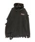 BALENCIAGA (バレンシアガ) Campaign Destroyed Hoodie ブラック サイズ:S：108000円