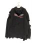 BALENCIAGA（バレンシアガ）の古着「Campaign Destroyed Hoodie」｜ブラック