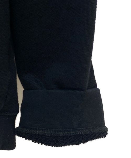 Maison Margiela（メゾンマルジェラ）Maison Margiela (メゾンマルジェラ) エンブロイダード ロゴ フーディー ブラック サイズ:44の古着・服飾アイテム