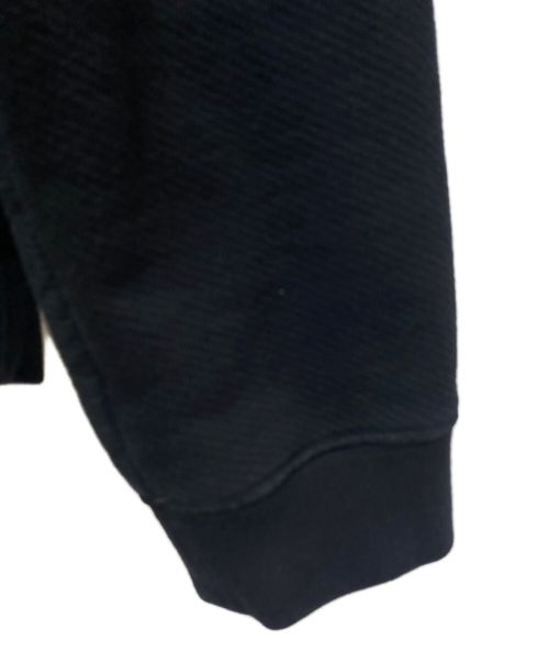 Maison Margiela（メゾンマルジェラ）Maison Margiela (メゾンマルジェラ) エンブロイダード ロゴ フーディー ブラック サイズ:44の古着・服飾アイテム