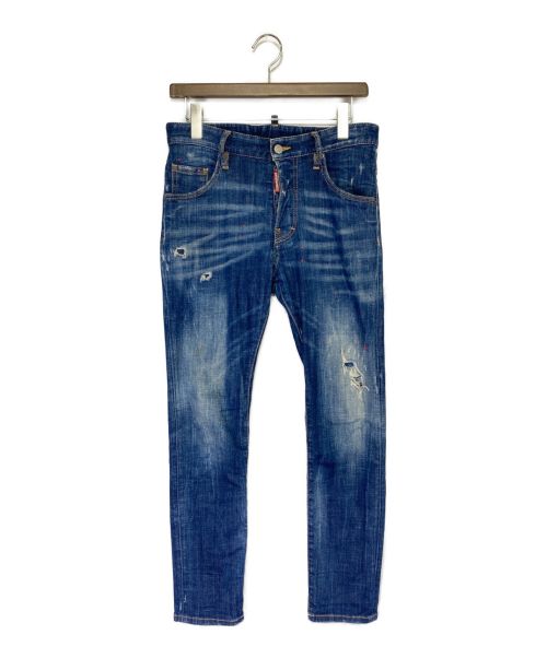 DSQUARED2（ディースクエアード）DSQUARED2 (ディースクエアード) Skater Jean インディゴ サイズ:42の古着・服飾アイテム